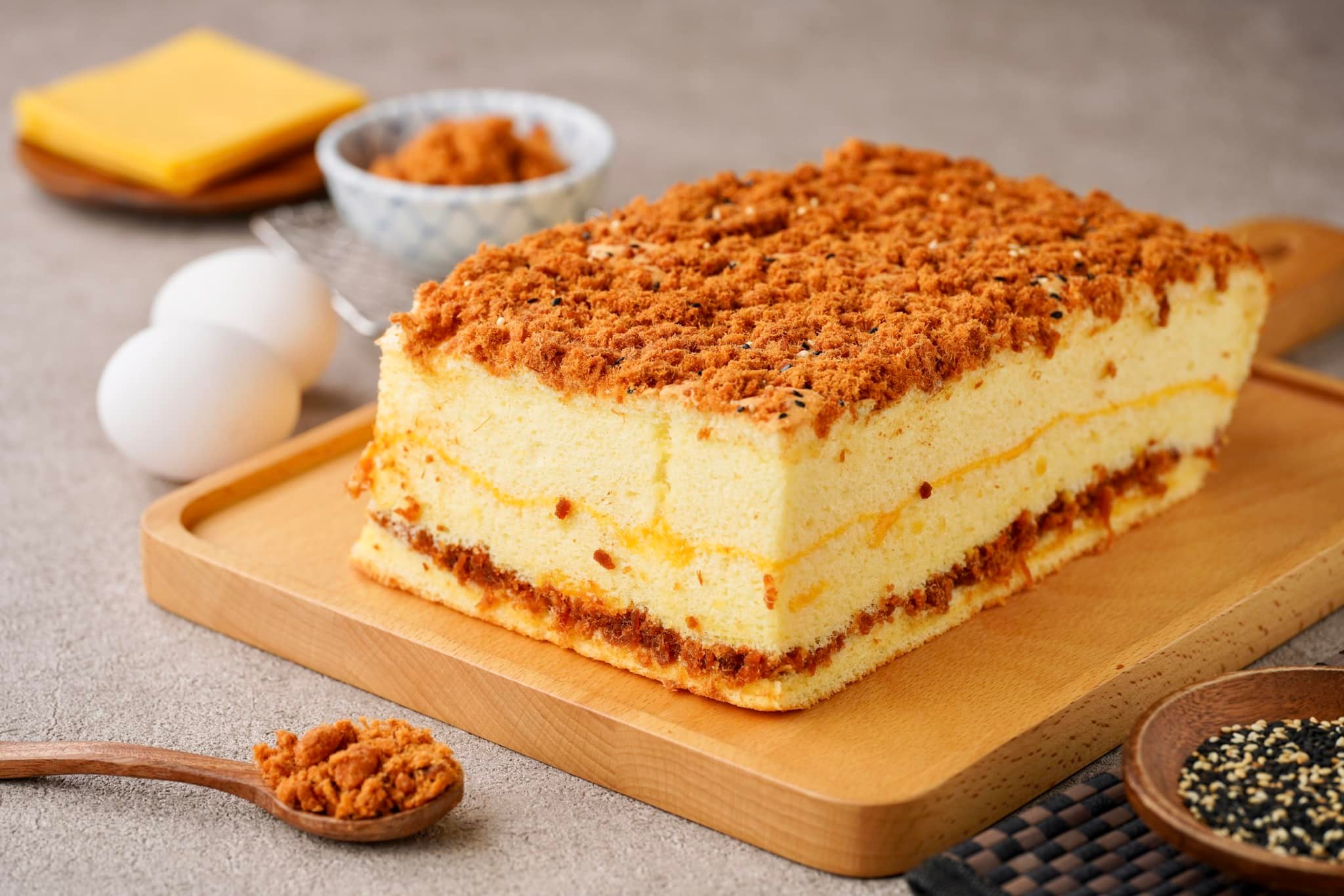 起司肉鬆蛋糕 - 細節2